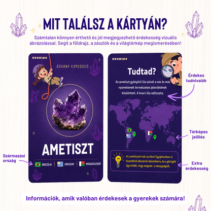 Ásvány Expedíció Fejlesztő és Szórakoztató szett