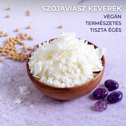 ZenAura - Ametiszt gyertya levendula illattal