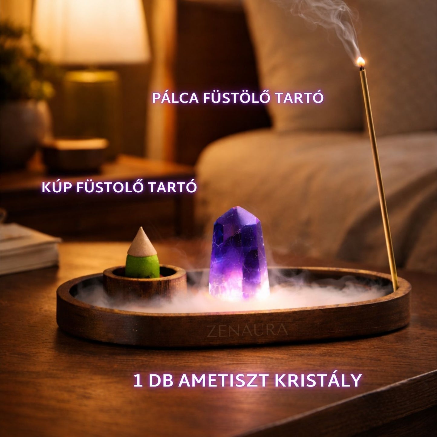 ZenAura - Ásvány Füstölő szett