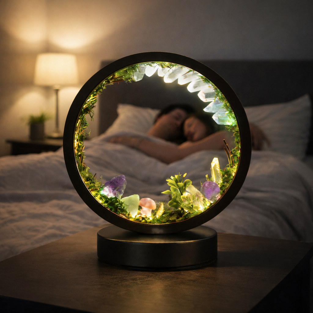 ZenAura - NoStress Kézműves Kristály Lámpa