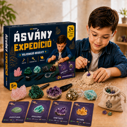 Ásvány Expedíció Fejlesztő és Szórakoztató szett