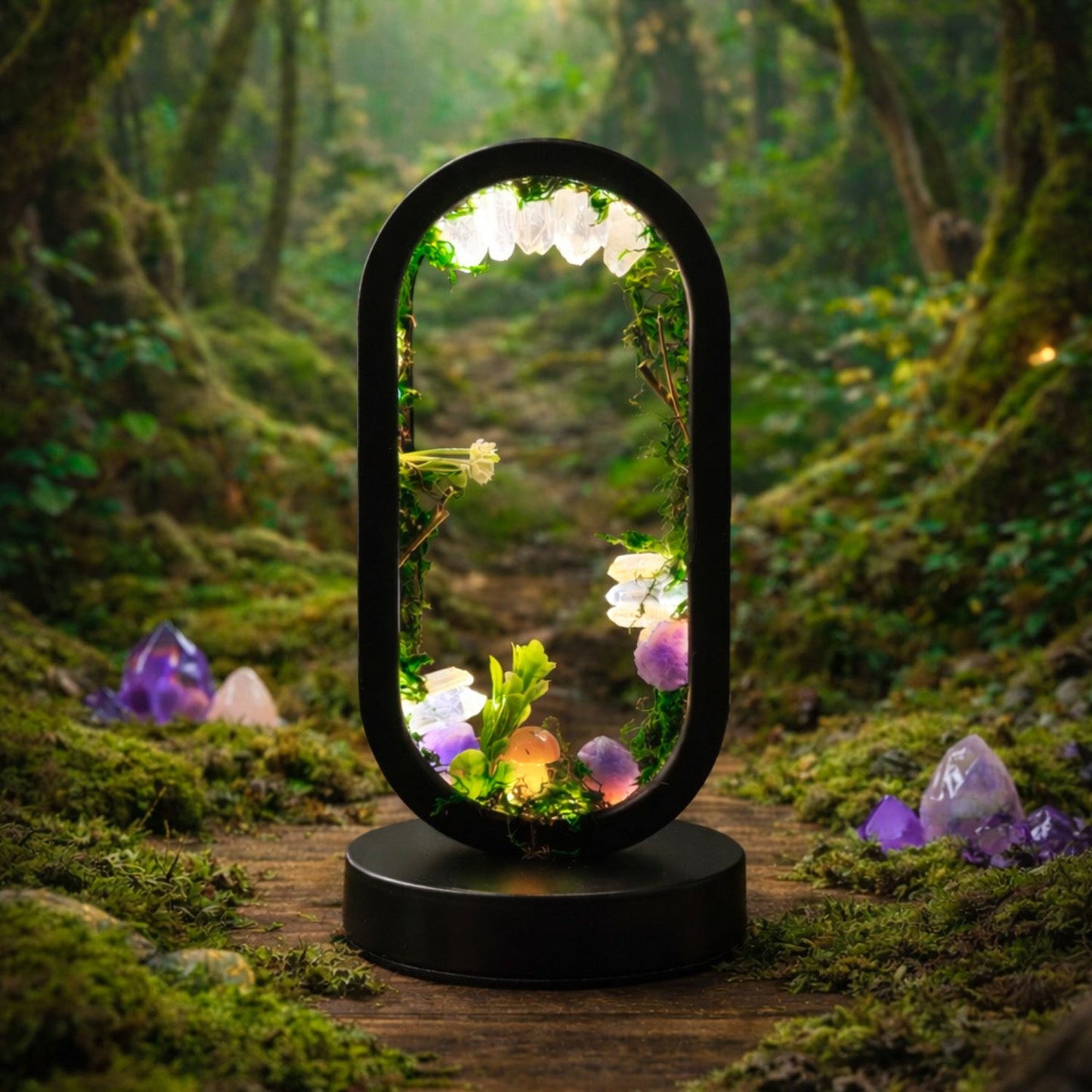 ZenAura - NoStress Kézműves Kristály Lámpa