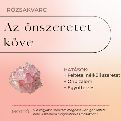 ZenAura - Rózsakvarc Gyűrű